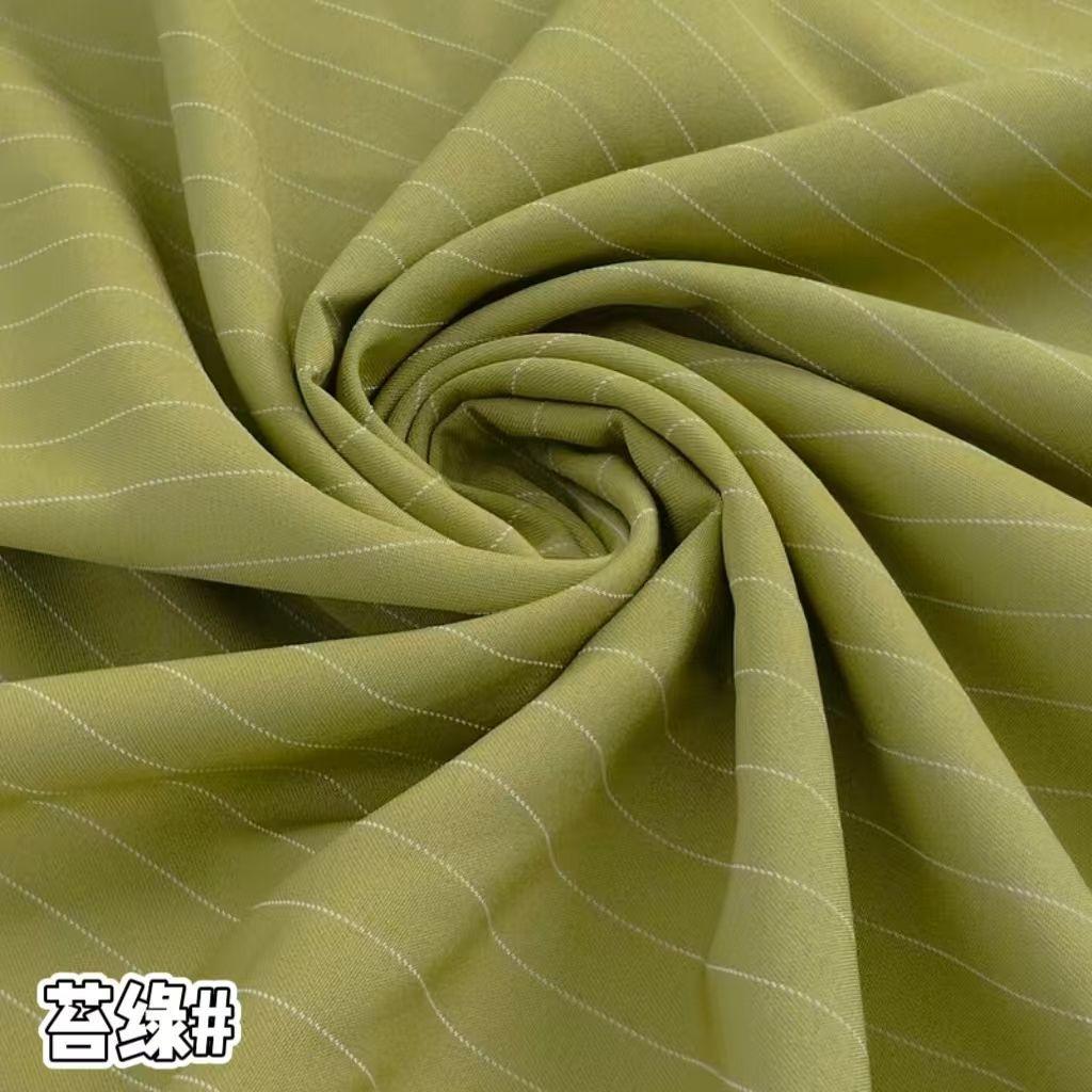 Klassischer Streifenanzugstoff Knitterfest pro Meter für Hosen Röcke Uniformen DIY Nähstoff Hängend Elastizität Weiß Rot