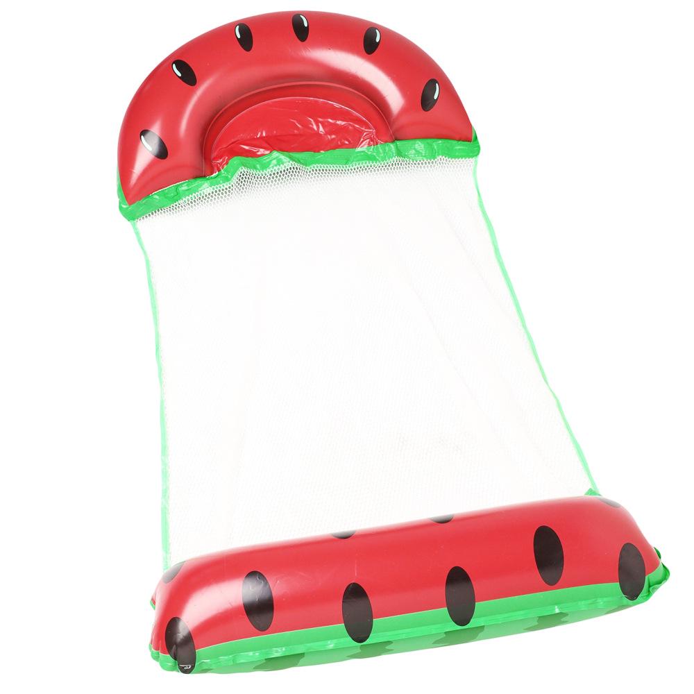 Inflatable Dual-Use Hammock Chair: Foldable Floating Lounge with Net and Backrest