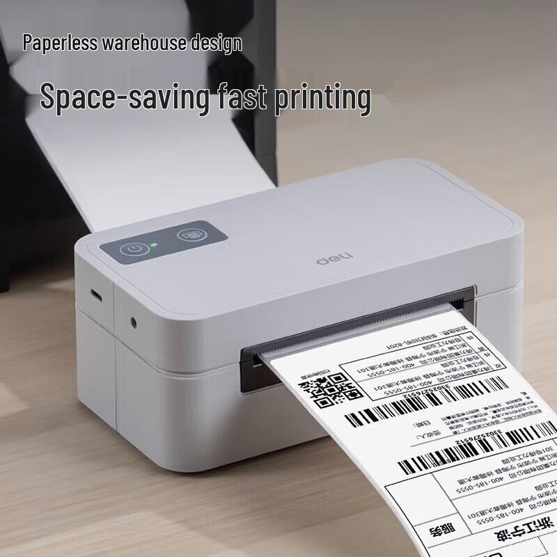 Deli GE430 Thermal Label Printer CN Plug (adapter Included)