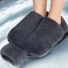 2L Large Non-Electric Hot Water Bottle - Super Soft Plush Cover Rubber Warmer Multi-Use for Hands Feet Warmth Home Office Winter