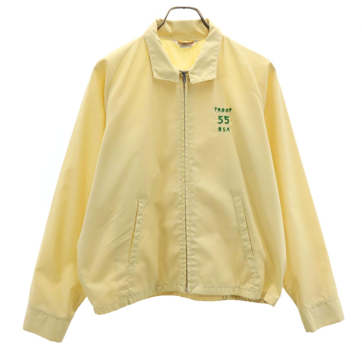 

Винтажная куртка-свинг 60-х 70-х годов с вышивкой и молнией Talon, размер M, мужская, б/у