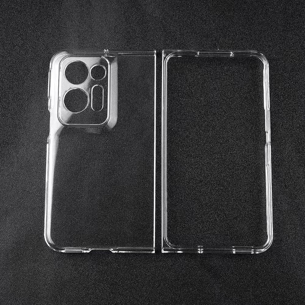 

Transparent Case For OPPO Find N5 N3 Flip N2 Flip N3Flip N2Flip 5G Back Ring Holder Bracket Phone Cover Hard PC Shockproof Shell Oppo Find N