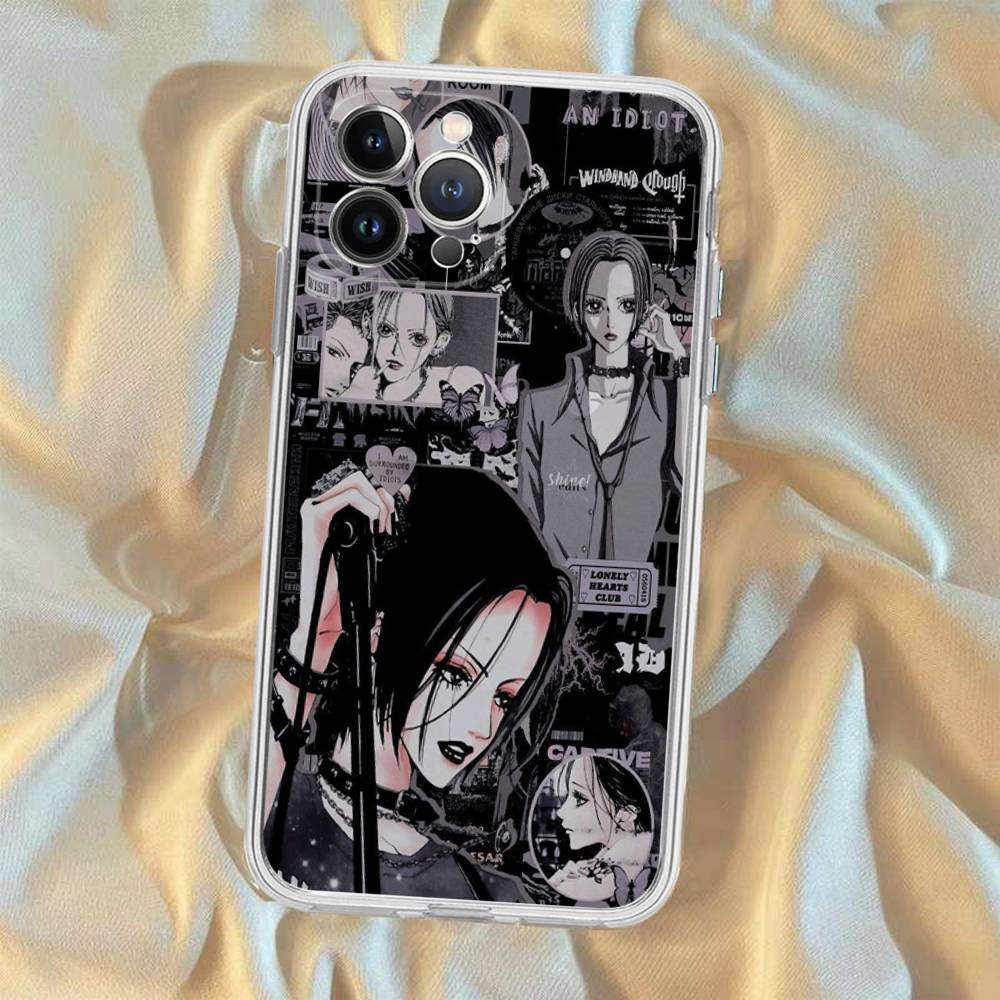 Anime NANA Phone Case For IPhone 16 15 14 11 12 13 Mini Pro XS Max Cover 6 7 8 Plus X Funda Shell