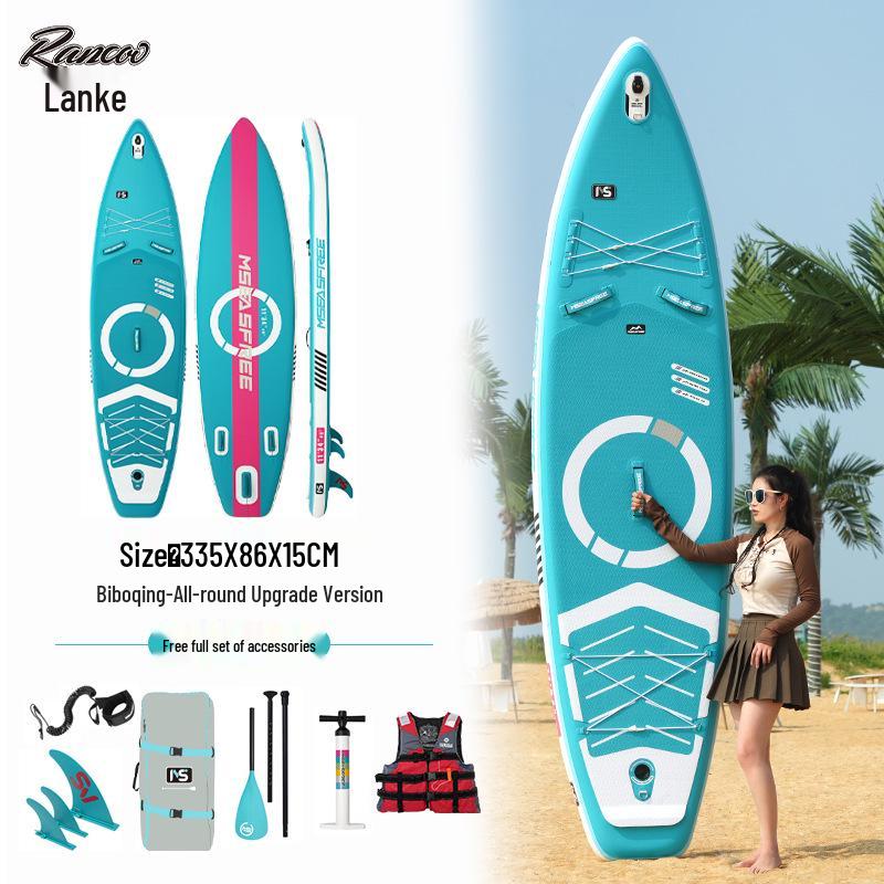 Lanko Inflatable Paddle Board - Universal PVC SUP for Surfing & Paddling