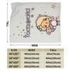 Toca Boca World Strickdecke Fleece Cartoon Spiele Super Weiche Überwurfdecken für Zuhause Couch Bett Teppich