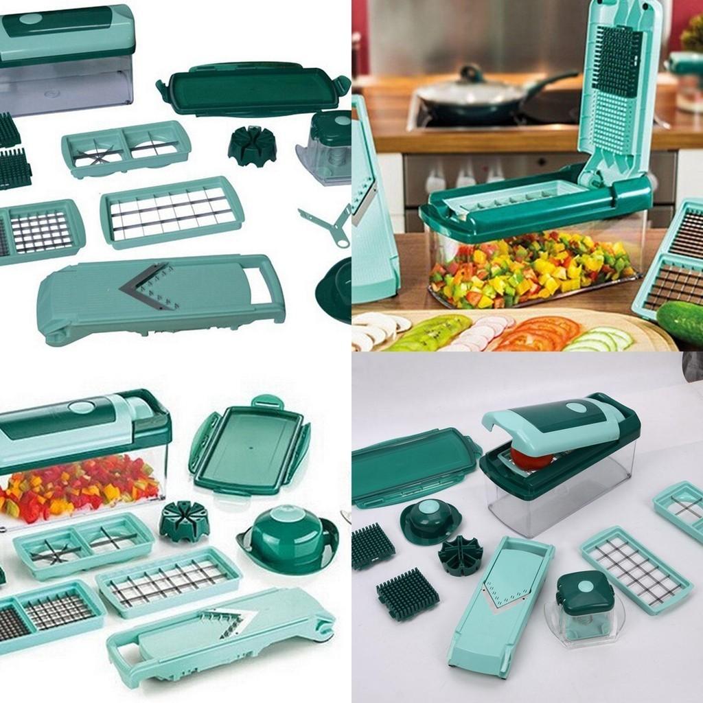 Multi-functional Easy Food Chopper Vegetable Cutter Slicer With Durable Stainless Steel Blades For Effortless Kitchen Prep