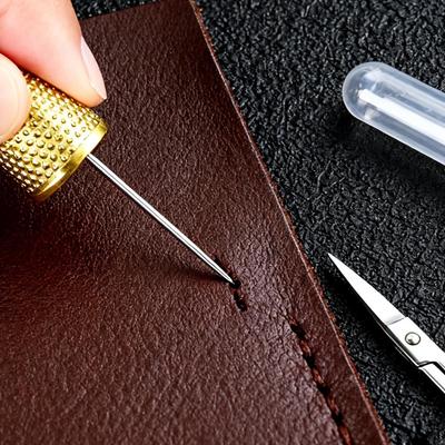 Large-Eye Steel Needle Set Hand Sewing Steel Needles Quick Threading Rust-Proof Tool Quilting Knitting Crochet Jewelry Making