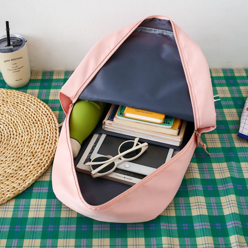 Zaino alla Moda di Grande Capacità Nuovo Stile Versatile Borsa Scolastica per Uomini e Donne Studenti delle Scuole Medie
