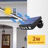 Solar-Powered Garden Wall Light with Motion Sensor