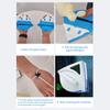 Double-side Magnetic Glass Wiper Window Cleaner Surface Cleaning Brush Triangle Cleaning Tools for