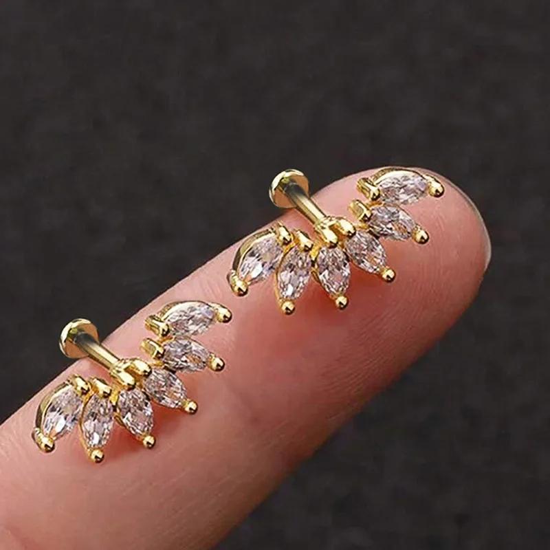 European and American New Elegant and Simple Earrings for Women with A Sense of Luxury, Minimalist Wearing, Horse Eye Earrings