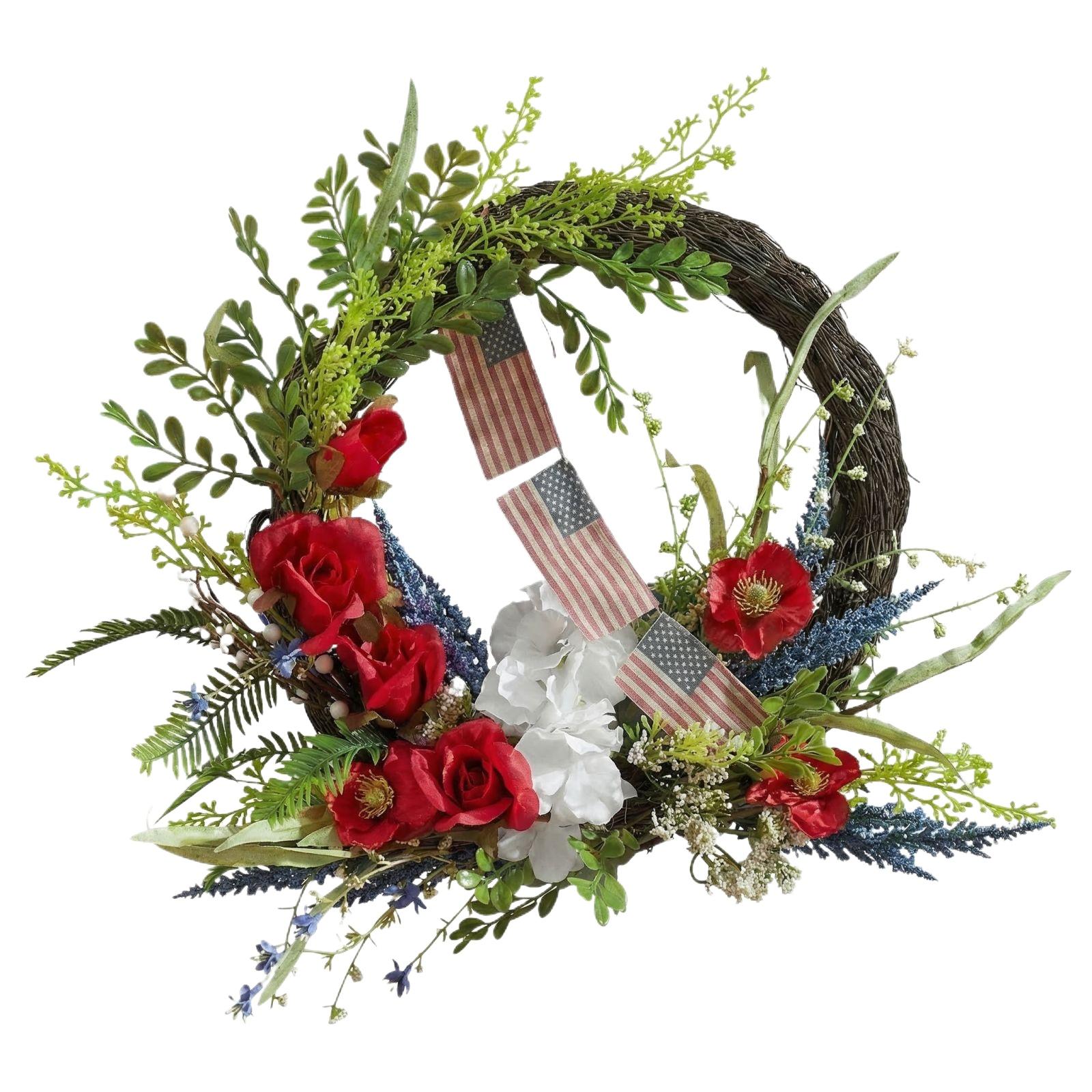 

American- Berry Star Wreath — E-commerce Store Wreath Decor