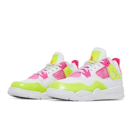 Air Jordan 4 Retro SE PS Lemon Venom CV7809-100 11C-3Y
