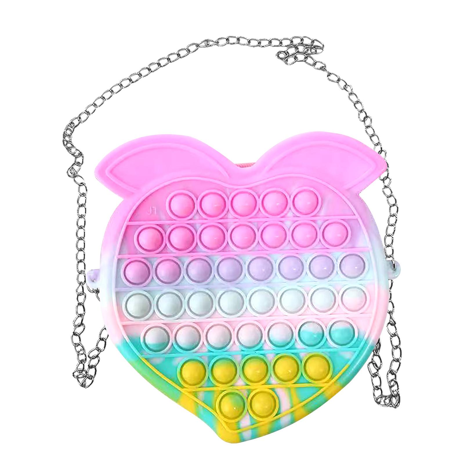 

Nikitas Push Toy Подвеска-сумка, Пузырьковая игрушка для снятия стресса, игрушки для взрослых и детей