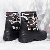 Herren Winter Warme Schneestiefel Gummi Wanderstiefel Outdoor Mid Calf Camouflage Duck Boots Wasserdicht Übergröße