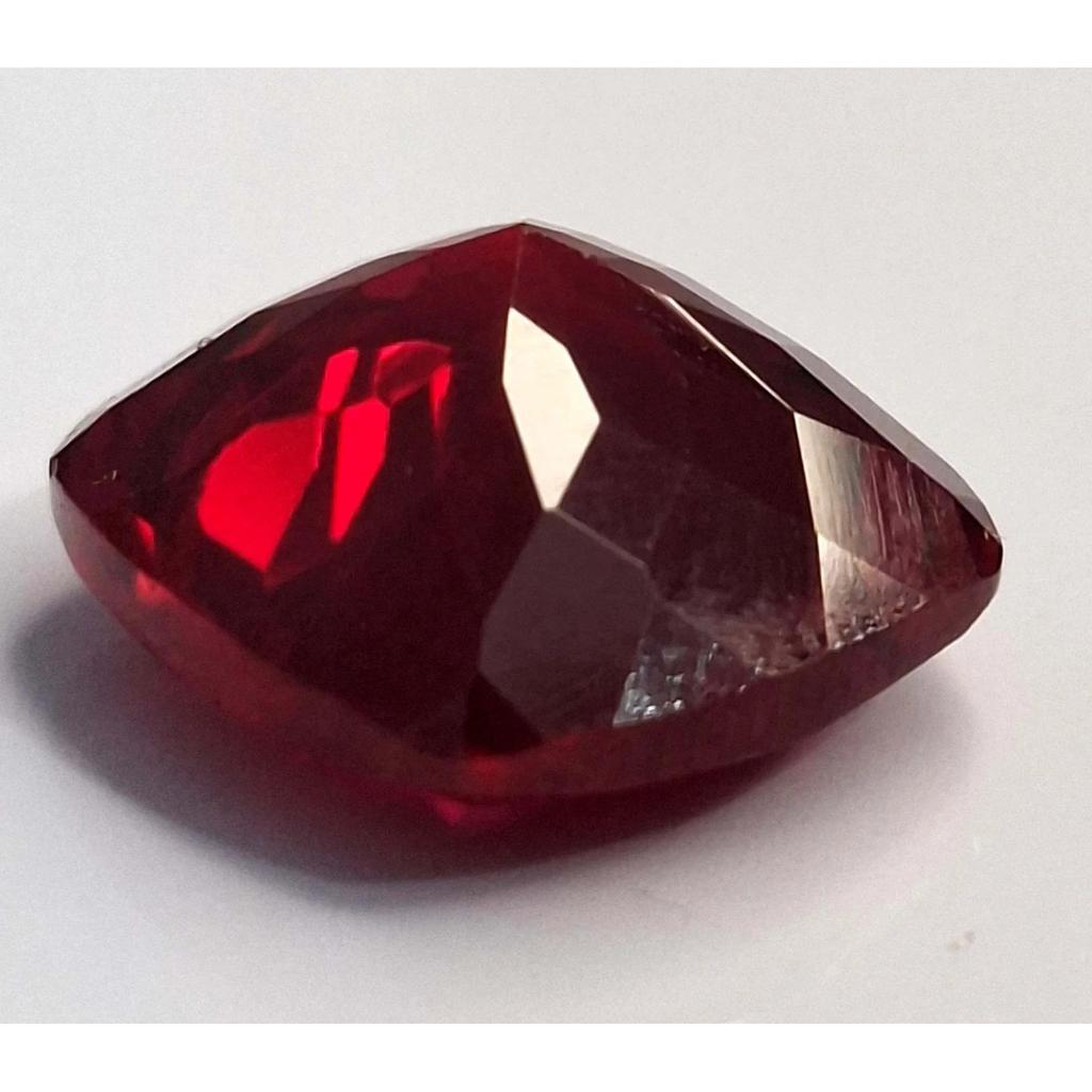 Stunning Natural Mozambique Red Ruby 11-13 Ct Cushion Cut Certified Gemstone