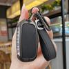 Interior Mouldings 2025 New Zinc Alloy+Leather Car key case cover shell Fob For Genesis G80 2023 2024 2025 G70 G90 G90RS4 GV60 G
