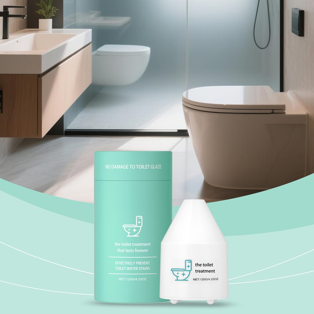Toilet Cleaner: Gentle Stain Removal and Descaling, Cleans the Bathroom Toilet, Freshens and Removes Odors, a Foaming Dispenser Type
