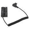 D Tap To NP F550 Dummy Battery 37‑100cm Cable High Conversion Efficiency Fully Decoded NP F550