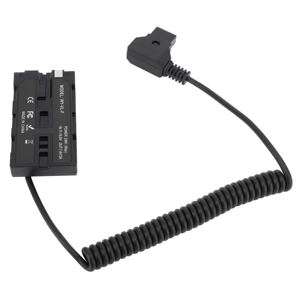 D Tap To NP F550 Dummy Battery 37‑100cm Cable High Conversion Efficiency Fully Decoded NP F550