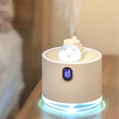 Sevimli Evcil Hayvan 500ml Hava Nemlendirici 2000mah Şarj Edilebilir Sis Yapıcı Sisleyici Led Işıklı Ev İçin Ultrasonik Aroma Difüzörü