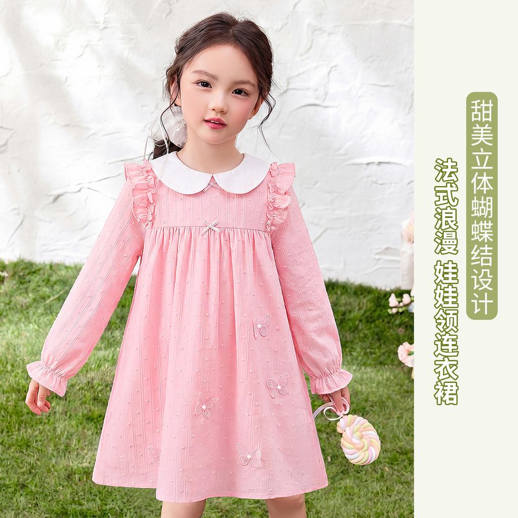 French Doll Collar Princess Dress for Girls