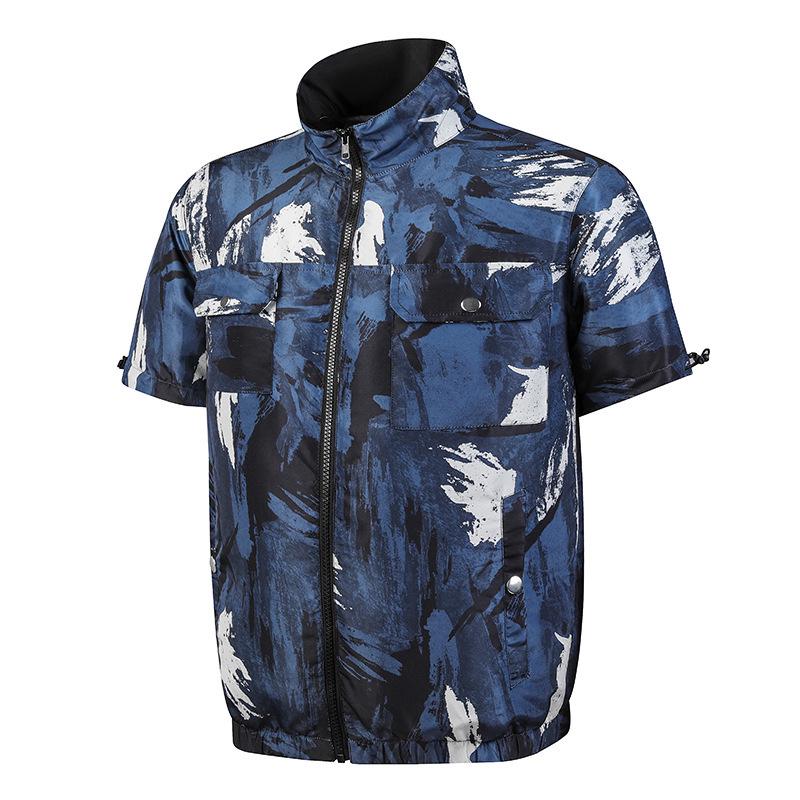 Summer Cooling Suit: High-Tech Fan Vest and Camouflage Fishing Vest for Men