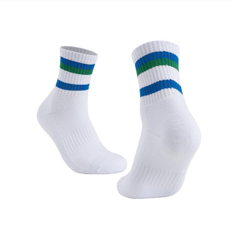 Unisex Non-slip Sweat-wicking Mid-calf Thickened Breathable Quick-dry Badminton Sports Socks