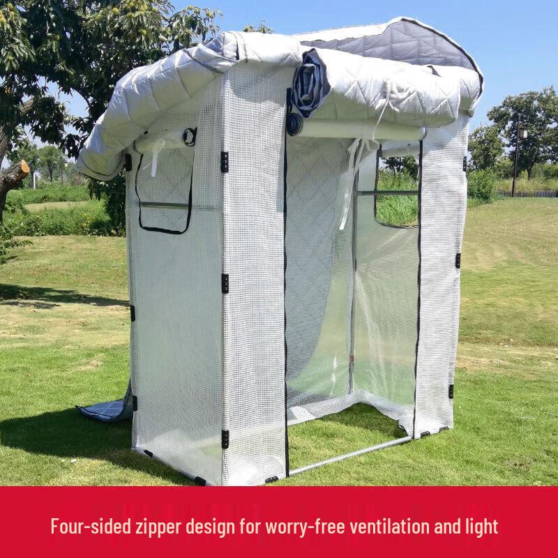 Simple Flat Top Home Greenhouse