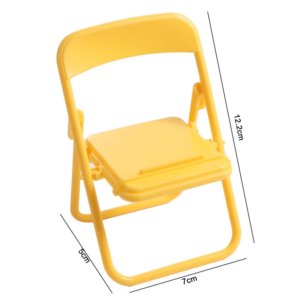 Mini Chair Mobile Phone Holder Plastic Mini Phone Holder Cute Mini Chair Phone Stand  Women