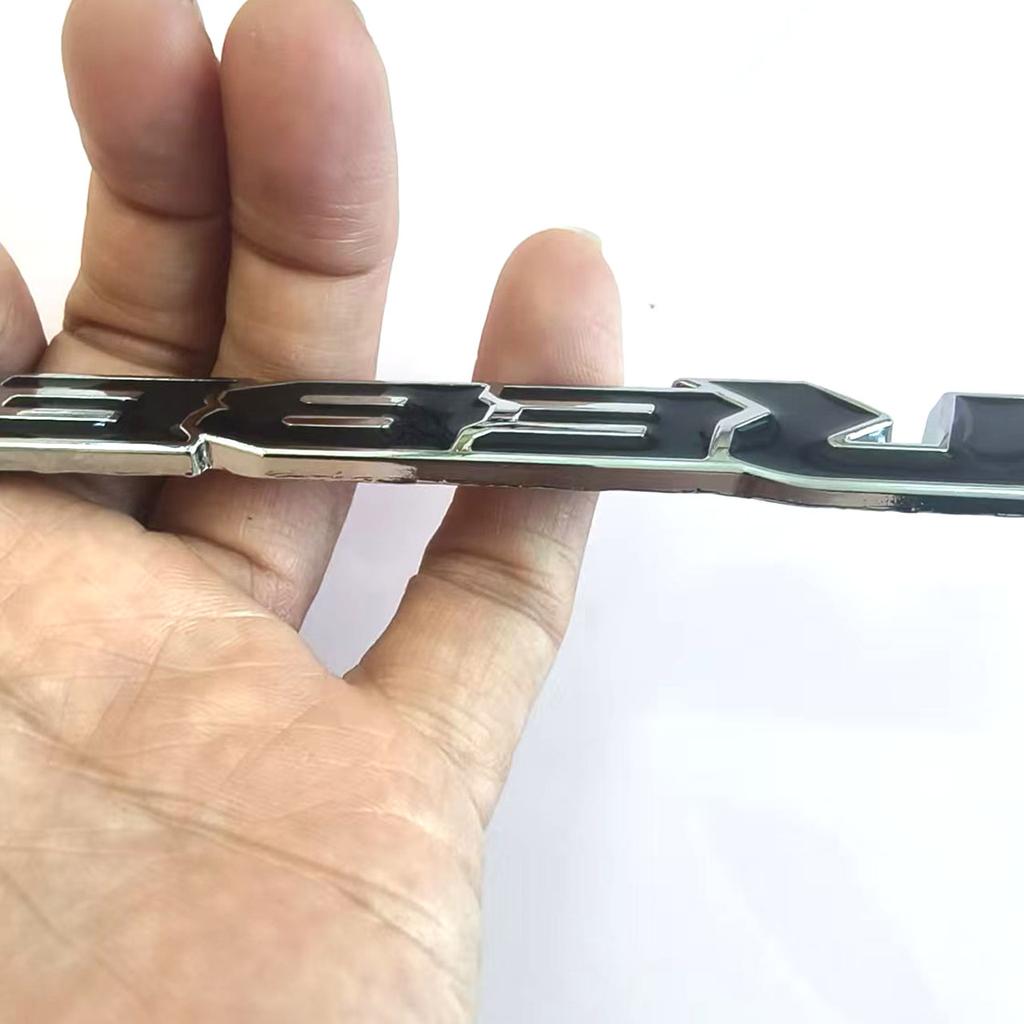 Zinc Alloy Car Emblem, 3D Metal Car Sticker, Letter Badge, Auto Body Rear Trunk Decorative Sticker, Car Exterior Accessories
