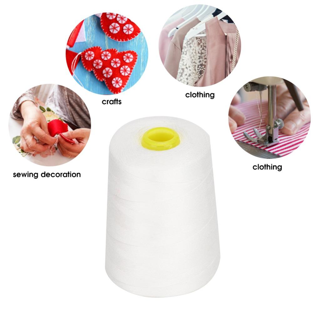 1PCS 40s/2 Polyester Thread 8000 Yards All Purpose Sewing Thread For Serger & Overlock