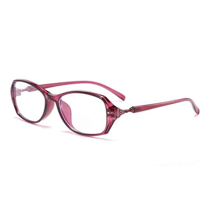 Simple Square Plastic Eyeglass Frame Fashion Trendy Reading Glasses Anti Blue Light Eyewear for Men and Women