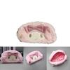 Cute Sanrio Melody Plush Pencil Bag Girl Cartoon Makeup Bag