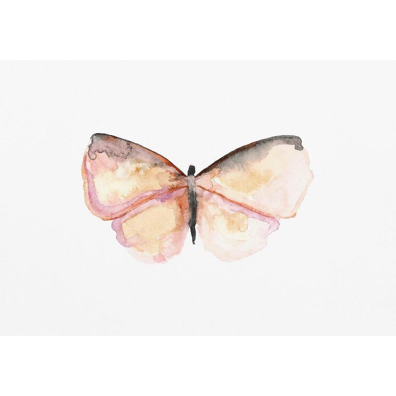 Watercolor Bug Butterflies Moths Poster Print Pastel Insect Canvas Painting Nature Wall Art Picture Nursery Kids Room Decor