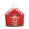 Christmas Back Cover Chair Slip Banquet Gifts Decor Ornaments Seat