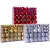 100pcs/box Multiple Colour Xmas Tree Decorative Ball Christmas Ball Gift Box  Ceiling Decoration