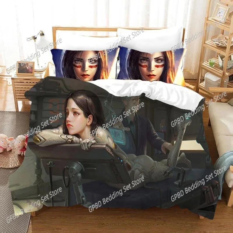 Anime Movie Alita Battle Angel Bedding Set Bedroom Soft Modern Bedspreads Comefortable Duvet Cover Quilt Cover And Pillowcase