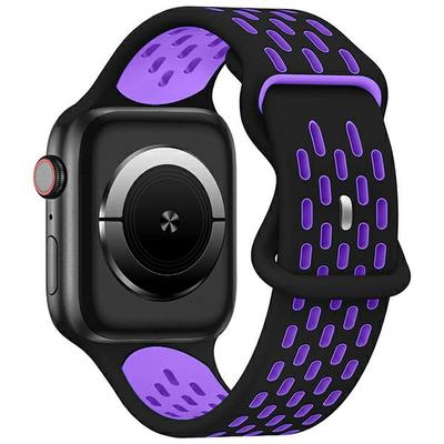 Pasek Do Apple Watch Beline New Sport Silicone Czarno-Fioletowy