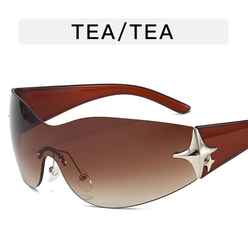 Fashion Stylish Sunglasses Women Punk Y2K Windproof UV Protection Women's Sun Glasses European American Men's Glasses