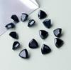 Natural Black Onyx Trillion Faceted Gemstone | Trillion Cut Black Onyx Loose Stone