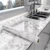 Decorative Waterproof Moisture-proof Oil Resistant Self-adhesive Wallpaper Ceramic Tile Wall Sticker 40cm Marble Countertop