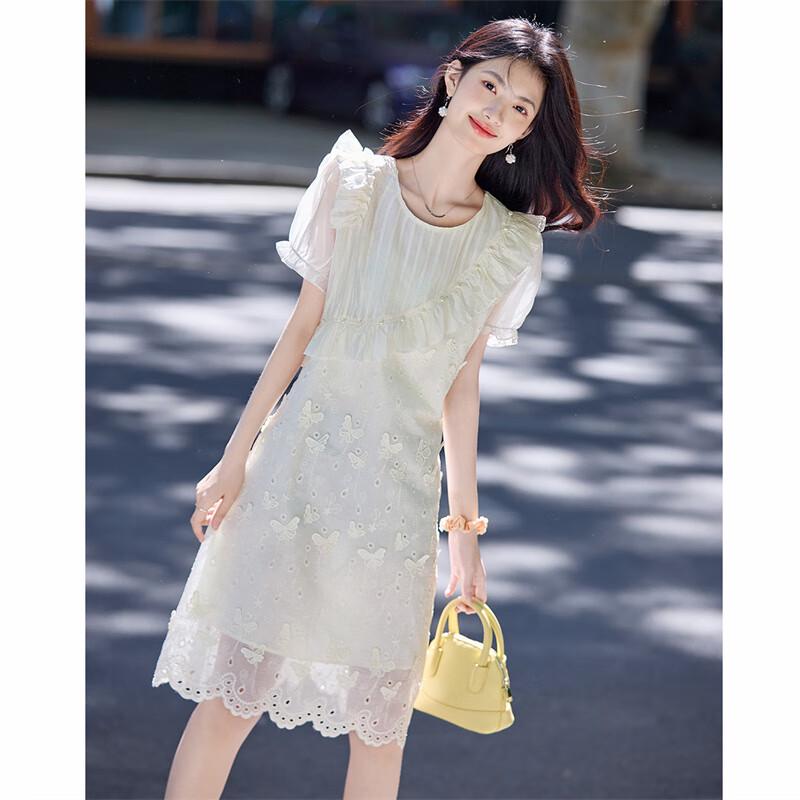 Shangjing Butterfly Embroidered Fairy Dress