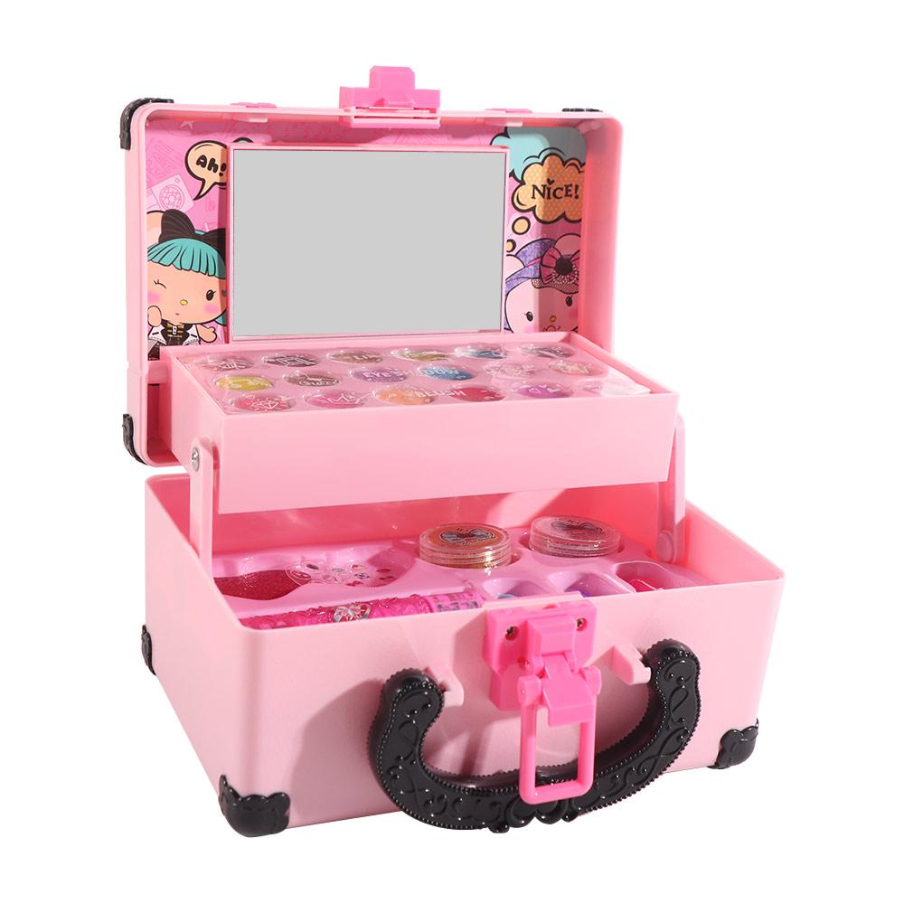 Toys Lipstick Children's Makeup Portable Makeup Box Cosmetic Beauty Set Handbag Birthday Princess Makeup Toy Children Gift