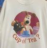 Wallace and Gromit Short Sleeve Cotton White All Size Shirt KH1187