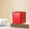 Hiqh Quality Tinplate Tea Tin Square Large Capacityf Sealed Tea Can Moisture-proof Coffee Bean Storage Box for Home&Travel