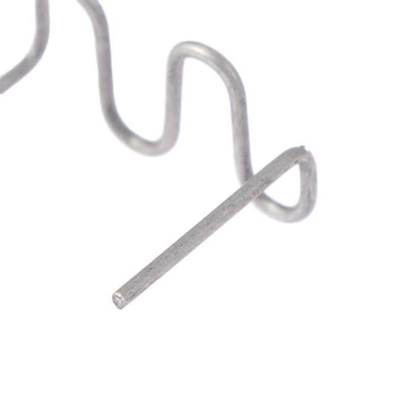 500 Stück 0,6/0,8 mm Heftklammern für Kunststoffschweißer, Kunststoffreparatur, Standard-vorgeschnittene Wellenheftklammern, Schweißlötwerkzeuge