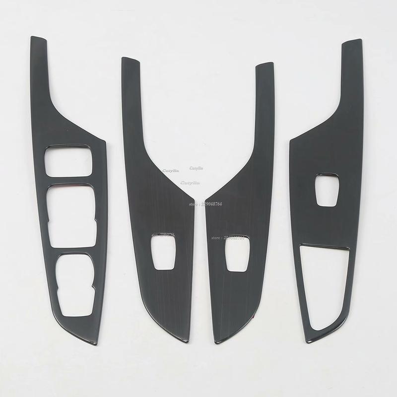 For Hyundai Kona Encino Kauai 2018 Interior Accessories Window Lift Switch Button Cover Trims Door Armrest Panel Frame
