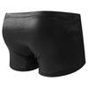 Men Boxer Underwear Elastic Mid-rise Tight Cut High Elasticity Shorts Panties Solid Color U-Convex Breathable Panties