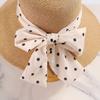French Hepburn Style Straw Hat Light Luxury Fashion Seaside Beach Sunscreen Hat Summer Large Brim Sunshade Sun Hat